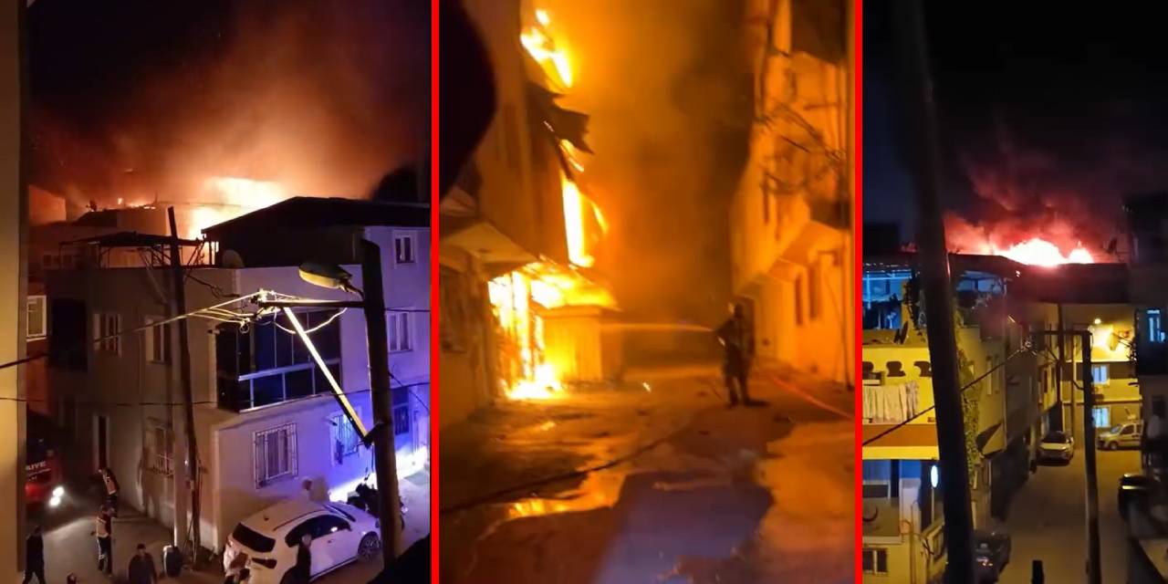 3 katlı binada yangın! Bitişiğindeki 4 katlı binaya sıçradı