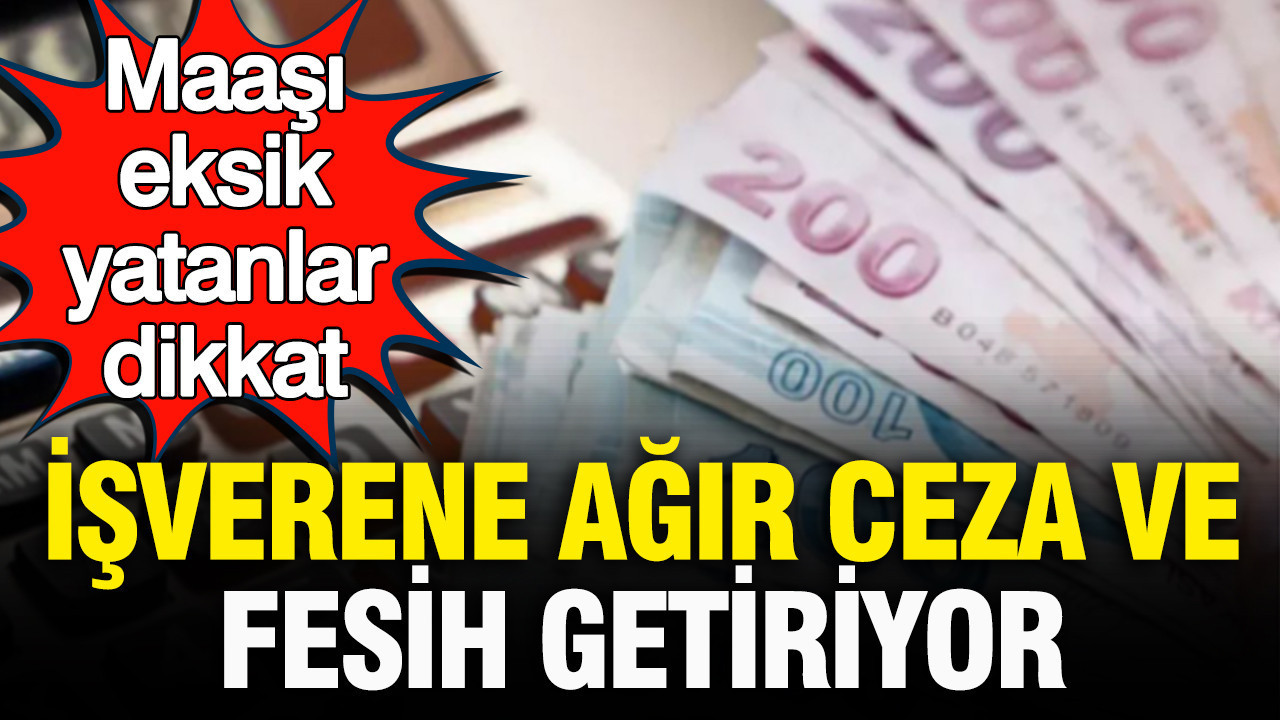 Maasi 1 tl bile eksik yatanlar dikkat sgk uzmani uyardi isverene agir fesih ve wxQyk8Up